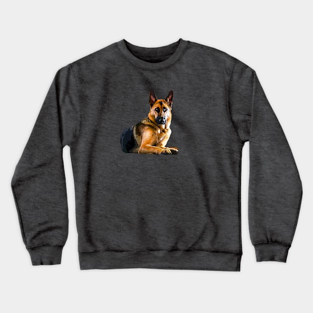 German Shepherd GSD So Stylish! Crewneck Sweatshirt by ElegantCat